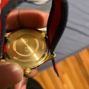 Gucci wristwatch, gently worm,comes with a box,selling it because I got a Rolex.